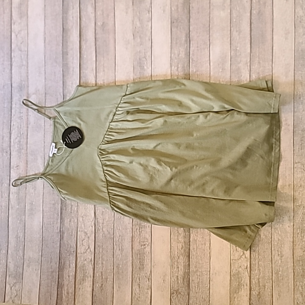 Mittoshop green babydoll style dress